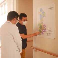 病院見学に来てくれました